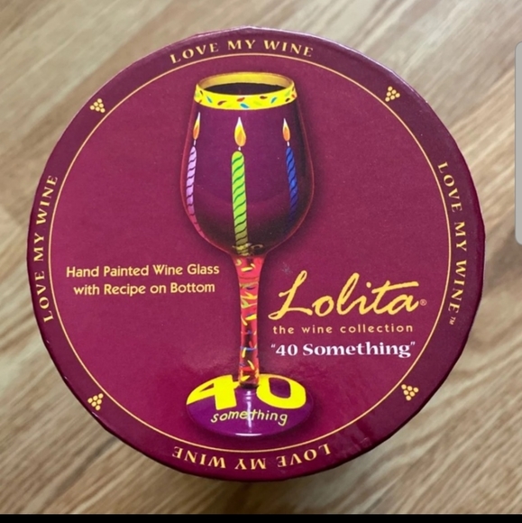 LOLITA 40 Something Wine Glass - Picture 2 of 8